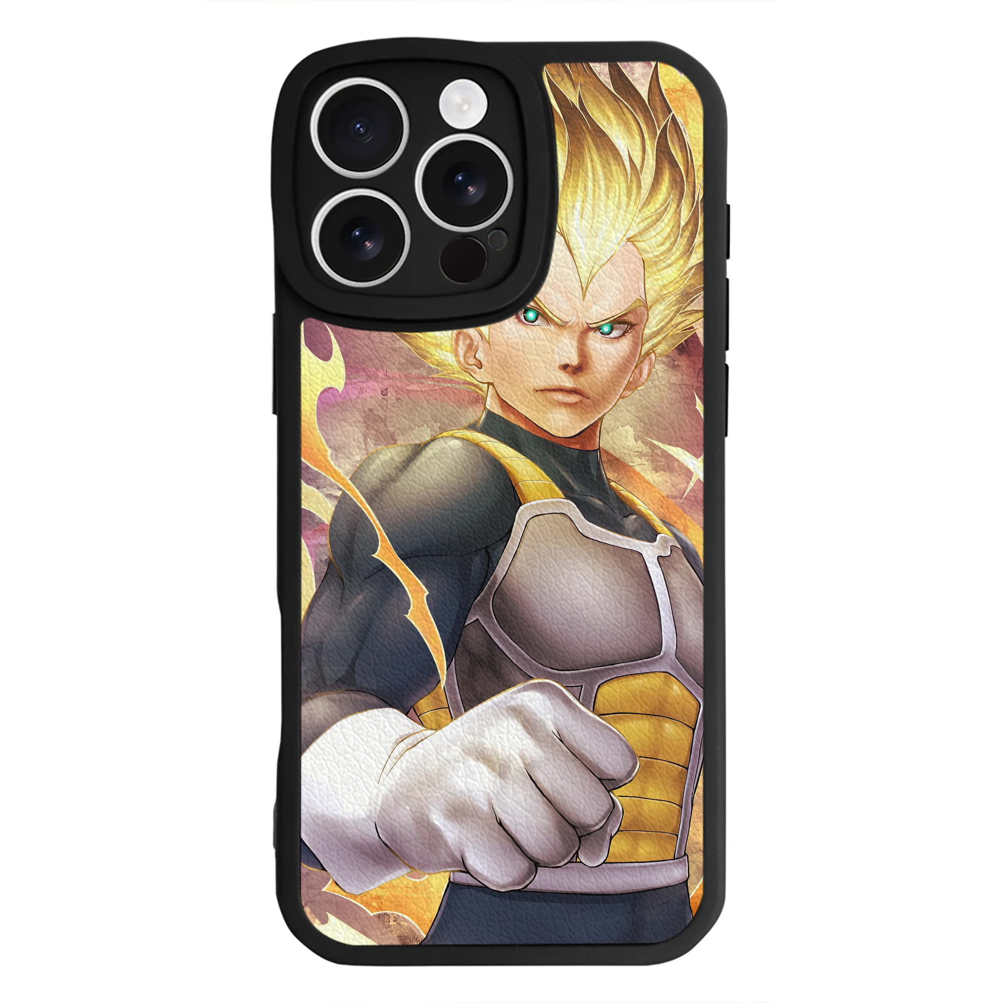 （画像用） ドラゴンボール DRAGON BALL 【iPhone 16シリーズ対応】シリコンスマホケース（レザー調） 材質：シリコン